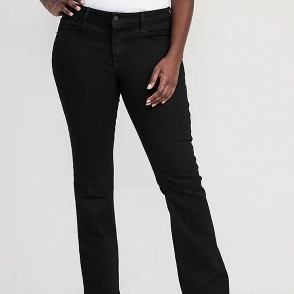 NWT Old Navy Mid-Rise Kicker Boot-Cut Jeans for Women - Picture 5 of 12